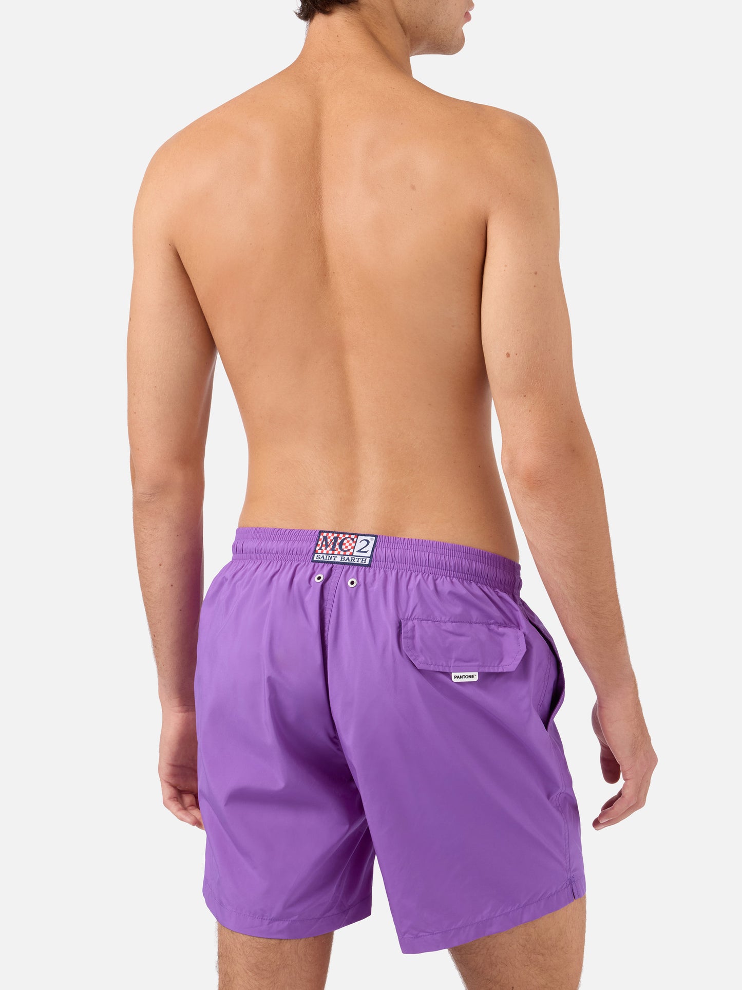 Leichte Badehose aus Stoff in Violett Lighting Pantone | PANTONE® SPECIAL EDITION 