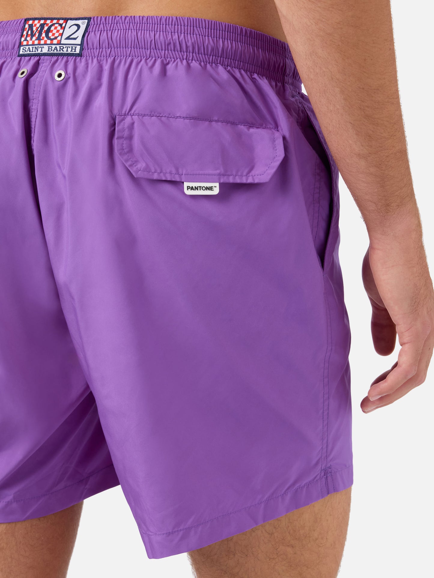Leichte Badehose aus Stoff in Violett Lighting Pantone | PANTONE® SPECIAL EDITION 