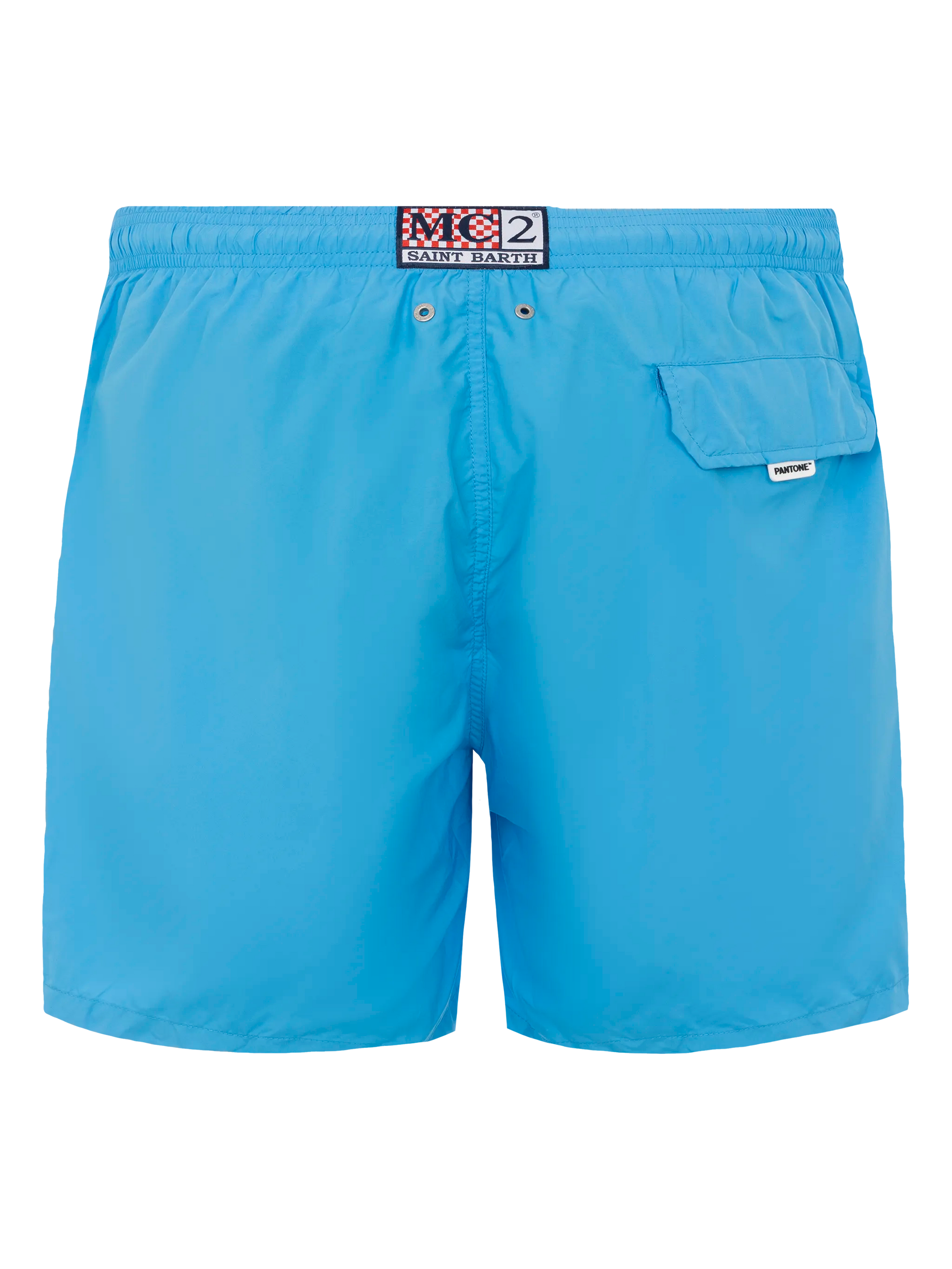 Lightweight fabric aqua blue swim shorts Lighting Pantone | PANTONE® SPECIAL EDITION - MC2 Saint Barth