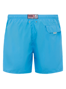 Lightweight fabric aqua blue swim shorts Lighting Pantone | PANTONE® SPECIAL EDITION - MC2 Saint Barth