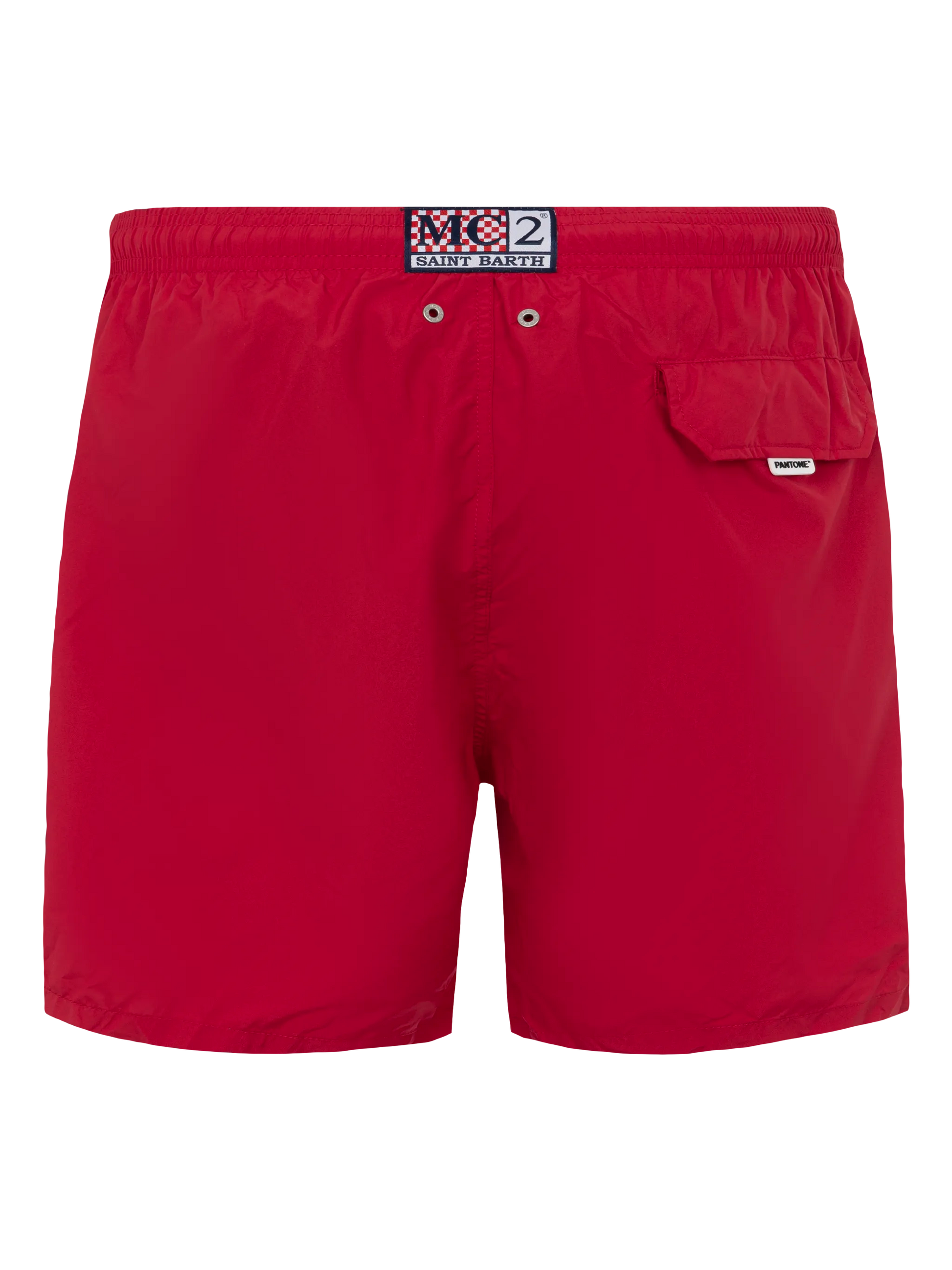 Lightweight fabric red swim shorts Lighting Pantone | PANTONE® SPECIAL EDITION - MC2 Saint Barth