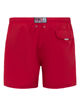 Lightweight fabric red swim shorts Lighting Pantone | PANTONE® SPECIAL EDITION - MC2 Saint Barth