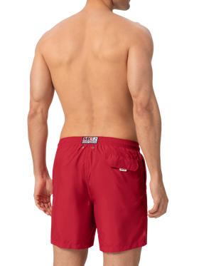 Lightweight fabric red swim shorts Lighting Pantone | PANTONE® SPECIAL EDITION - MC2 Saint Barth