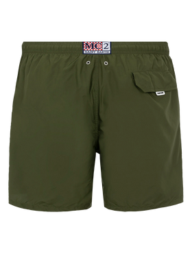 Lightweight fabric military green swim shorts Lighting Pantone | PANTONE® SPECIAL EDITION - MC2 Saint Barth