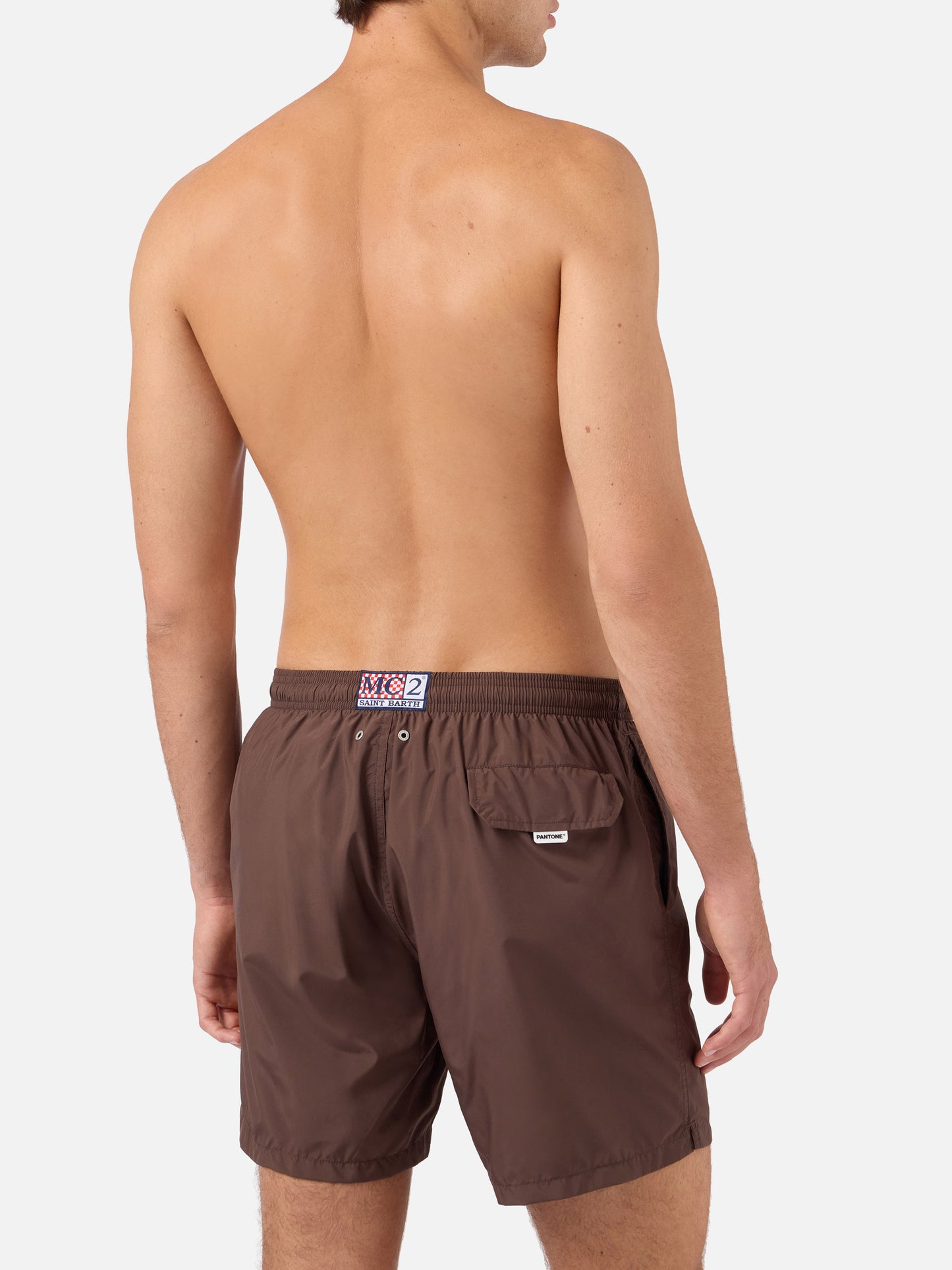 Lighting Pantone swim shorts in dark brown | PANTONE SPECIAL EDITION