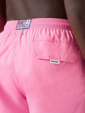 Lighting Pantone swim shorts in solid pink | Special Edition