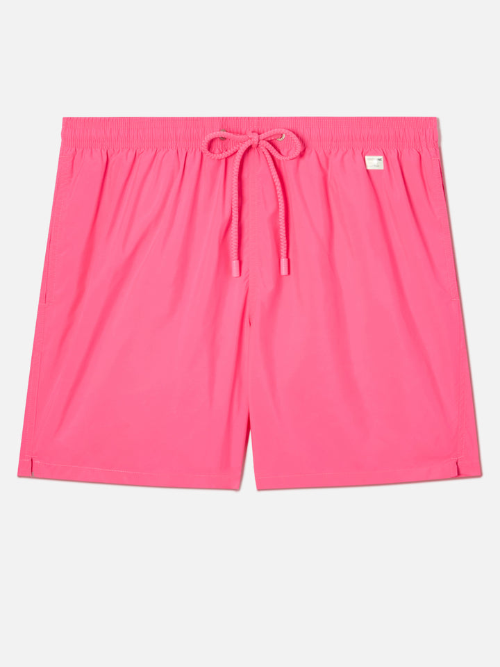 Lighting Pantone swim shorts in solid fluo pink | Special Edition