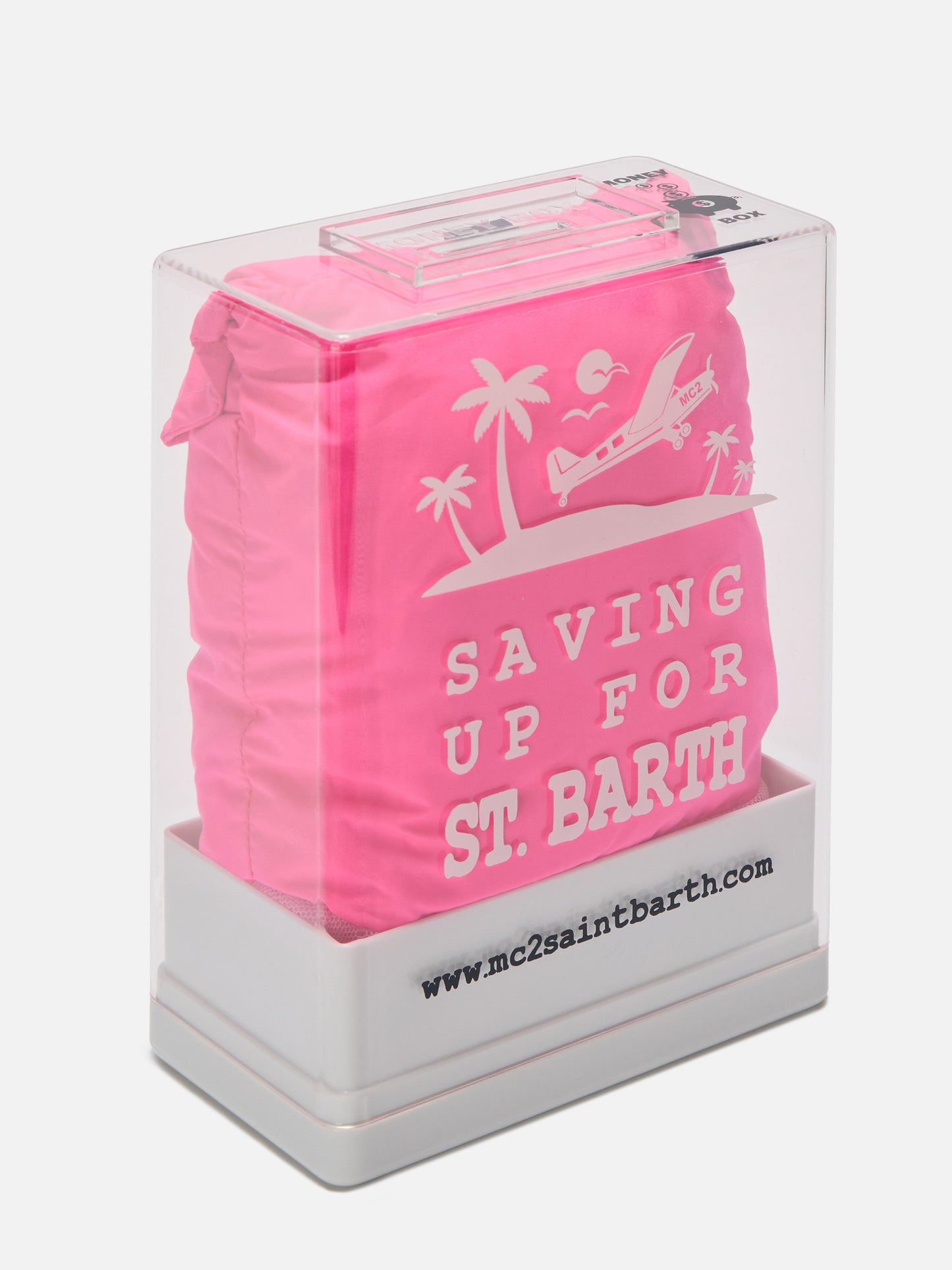 Costume mare Lighting Pantone rosa fluo tinta unita | Special Edition