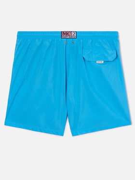 Lighting Pantone swim shorts in solid sky blue | Special Edition