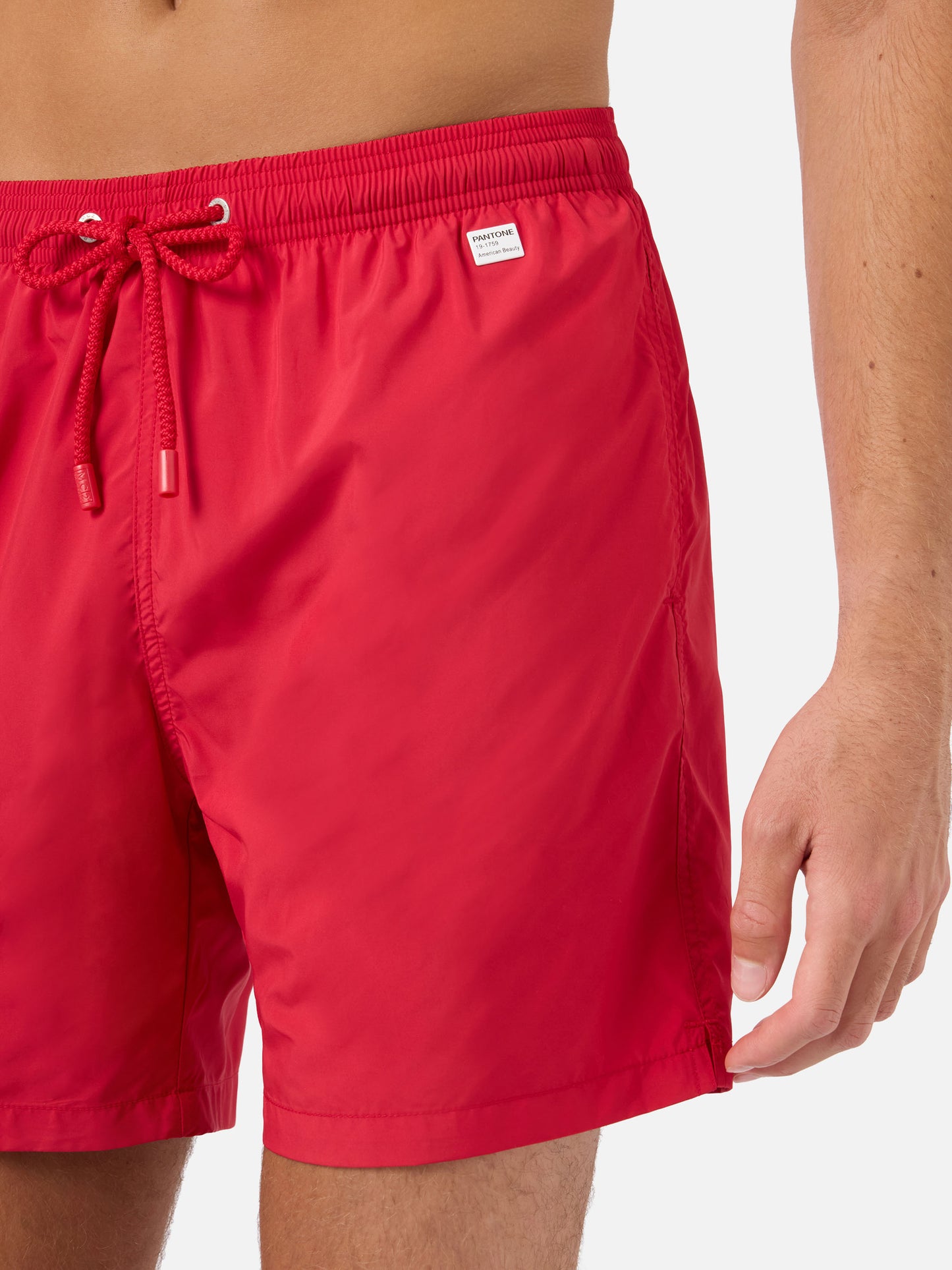 Lighting Pantone swim shorts in red | PANTONE SPECIAL EDITION
