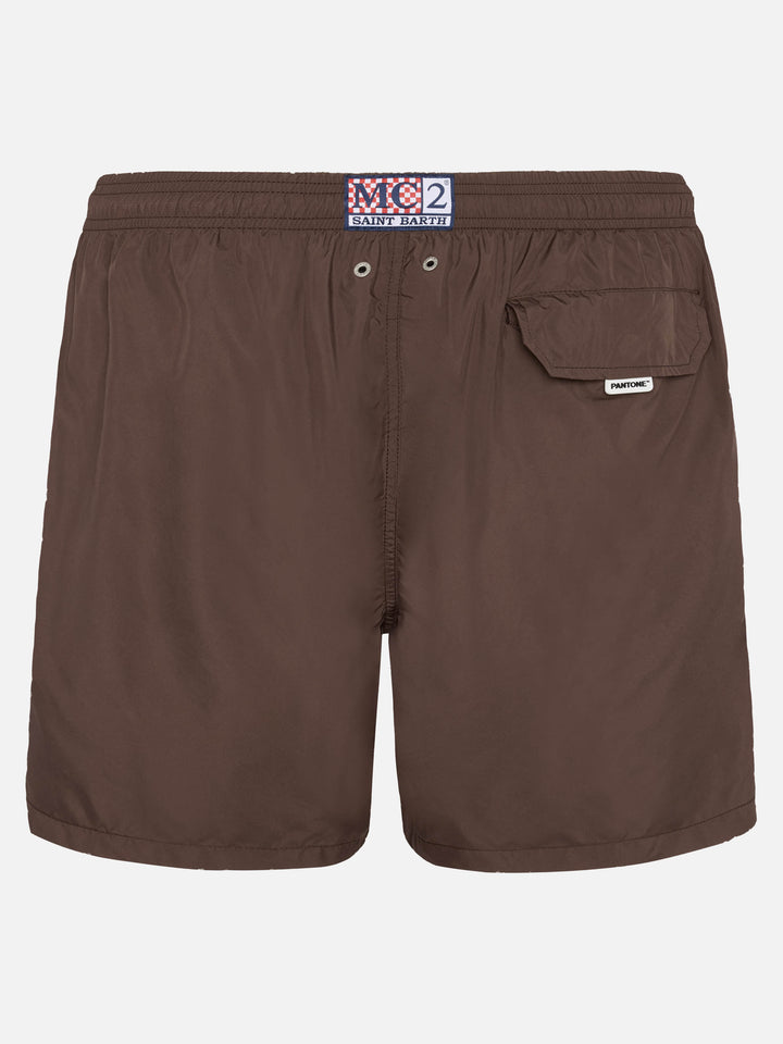 Man brown swim shorts | PANTONE™ SPECIAL EDITION