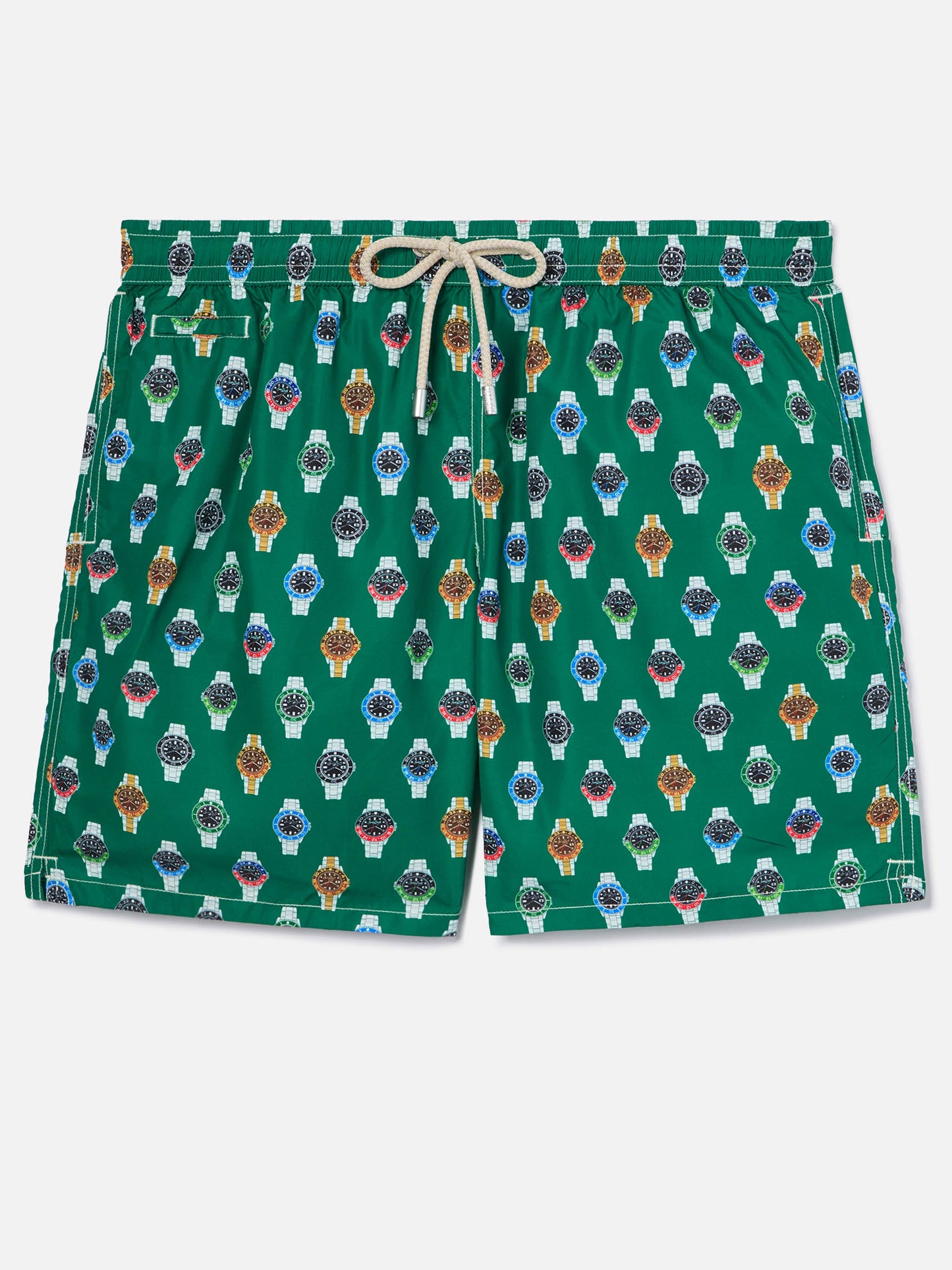 Short de bain Micro Lighting avec imprimé montres all-over 