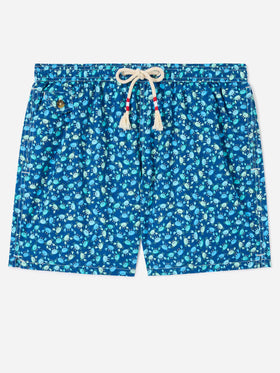 Short de bain à imprimé crabes Lighting 