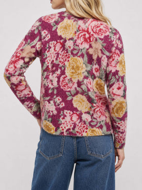 Floral Louise cashmere blend sweater