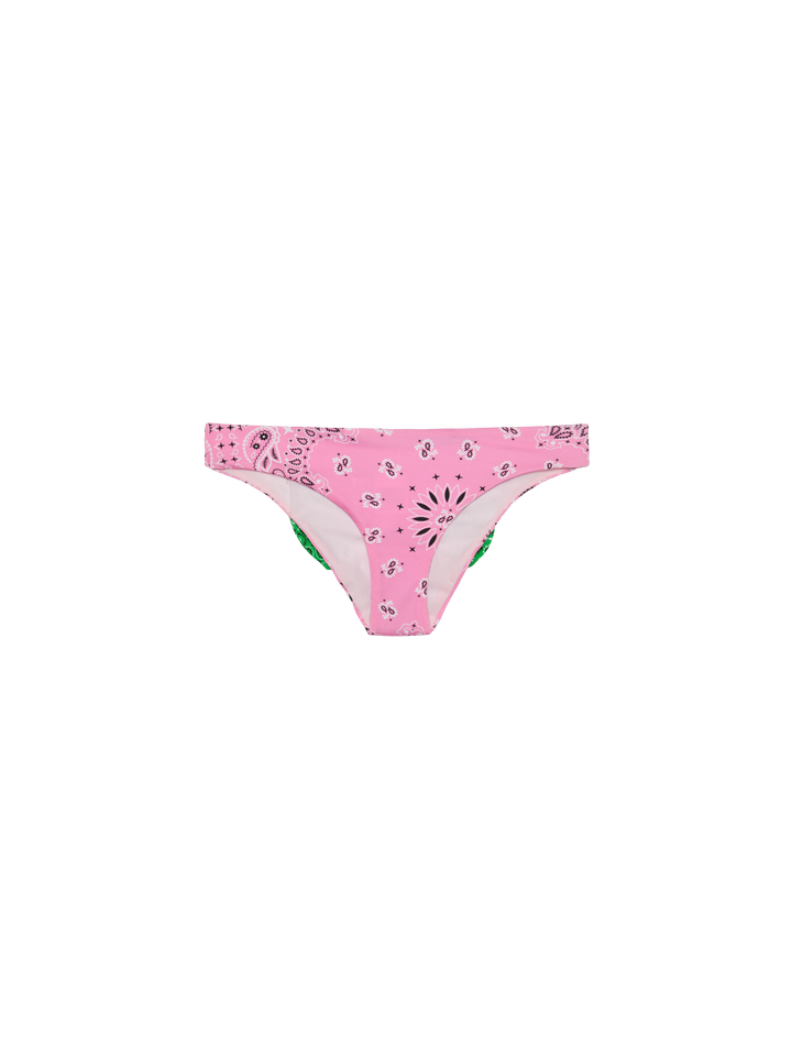 Girl swim briefs with bandanna print - MC2 Saint Barth