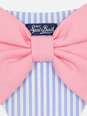 Madame seerucker swim briefs with bow - MC2 Saint Barth