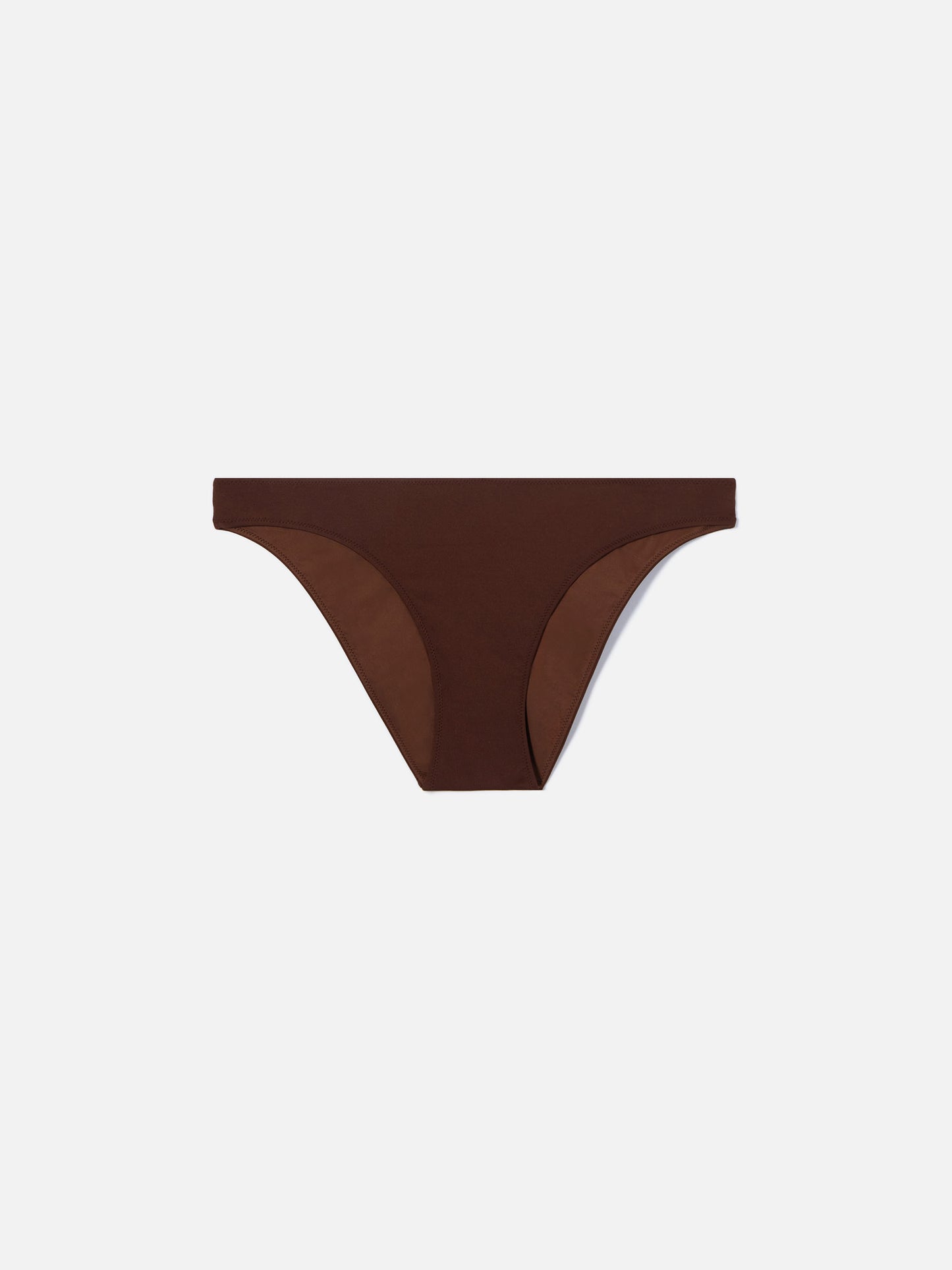 Slip mare Maia classico in tessuto elasticizzato marrone