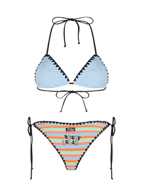 Bikini a triangolo all'uncinetto da donna Maleah con patch | BEEPY BELLA SPECIAL EDITION