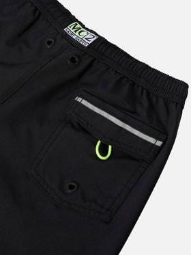 Lange Badehose Malibu Jr in Schwarz