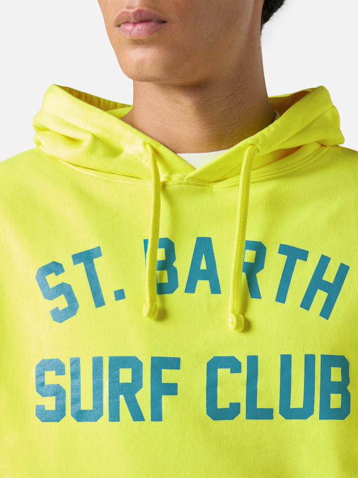 Cotton hooded sweatshirt Manhattan with Surf Club print