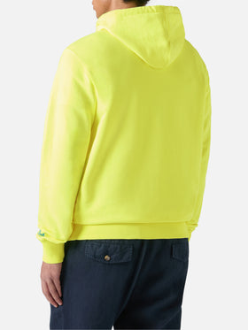 Baumwoll-Kapuzenpullover Manhattan mit Surf Club-Print