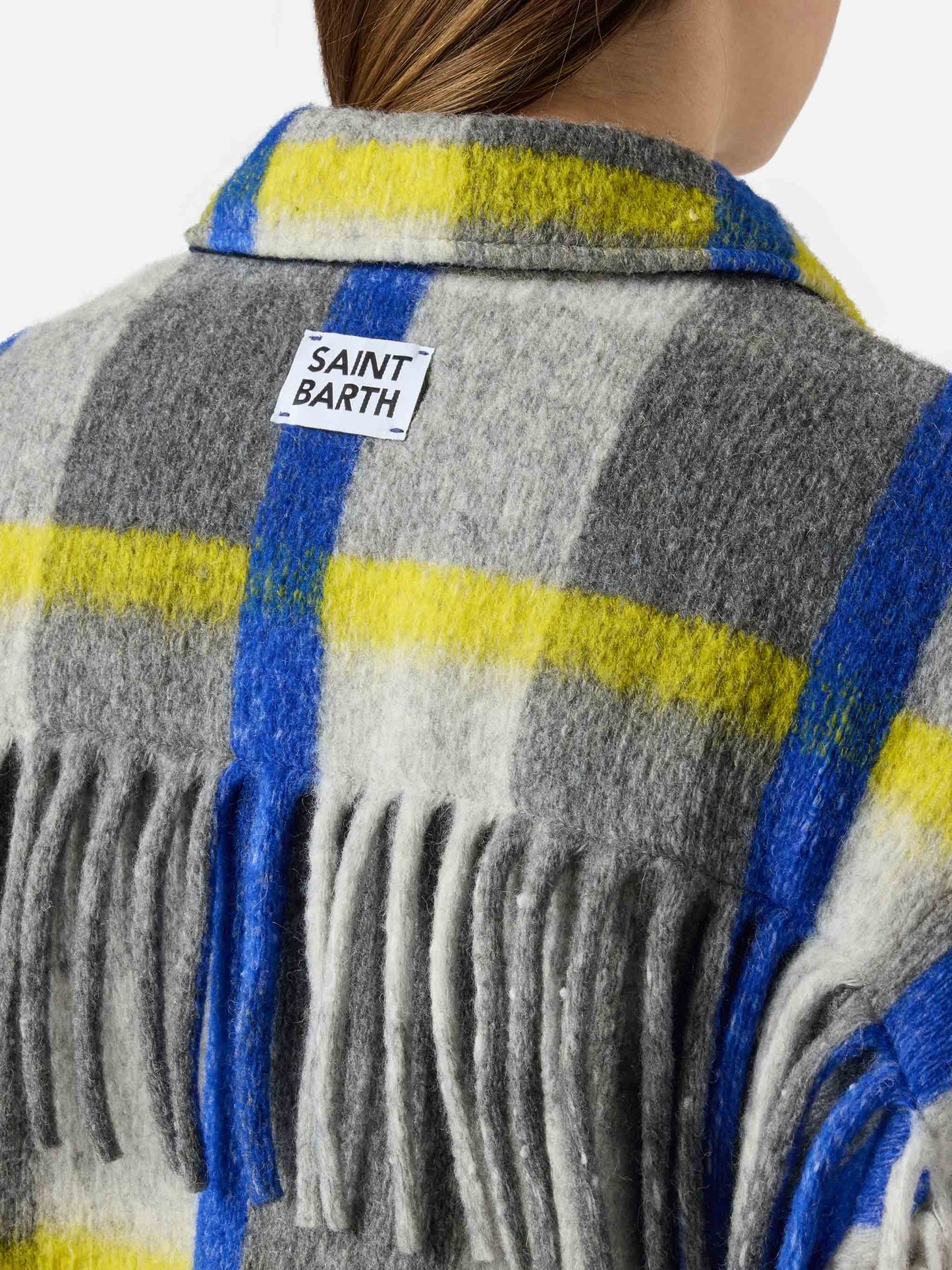 Damen-Overshirt mit Fransen