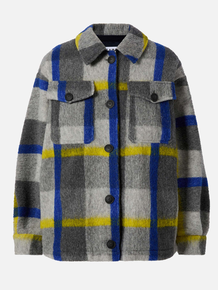 Woman overshirt with fringes