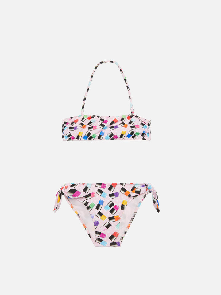 Make up print girl bikini