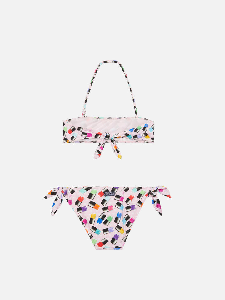 Make up print girl bikini