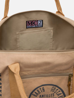 Borsone da viaggio beige Maxime