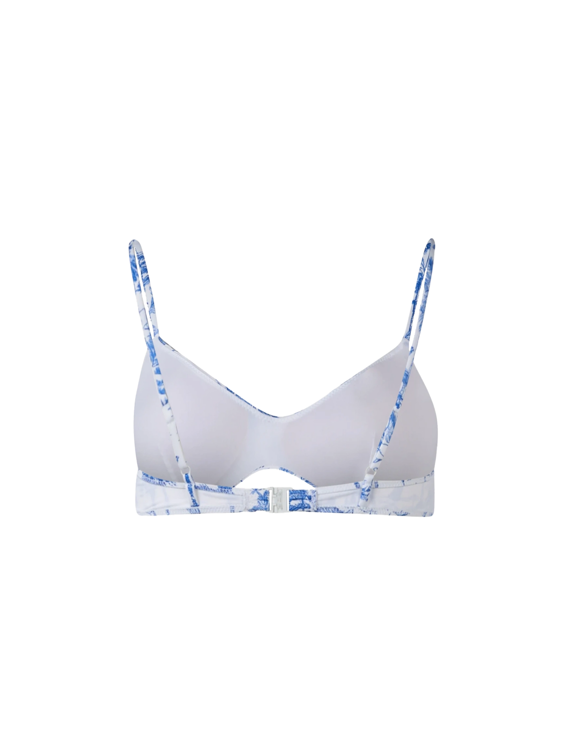 Woman Toile de Jouy scoop bralette beach top May - MC2 Saint Barth