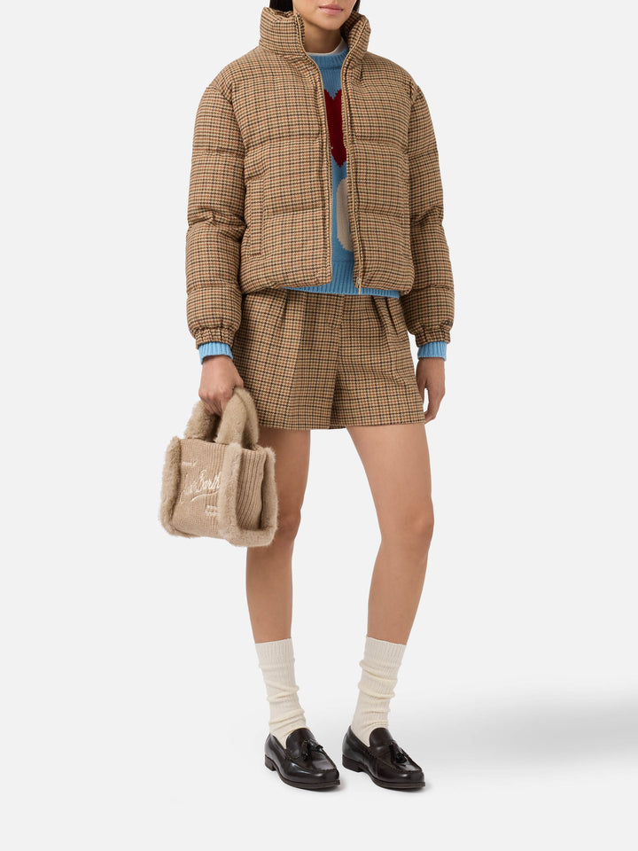 Maddy English padded houndstooth jacket