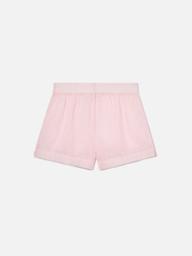 Meave ramie shorts with sunset print