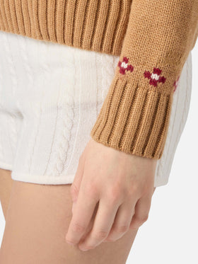 Damenpullover Meghan aus Kaschmirmischung mit nordischem Jacquard