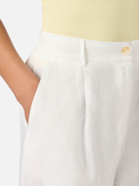 Shorts Maggy de lino White 