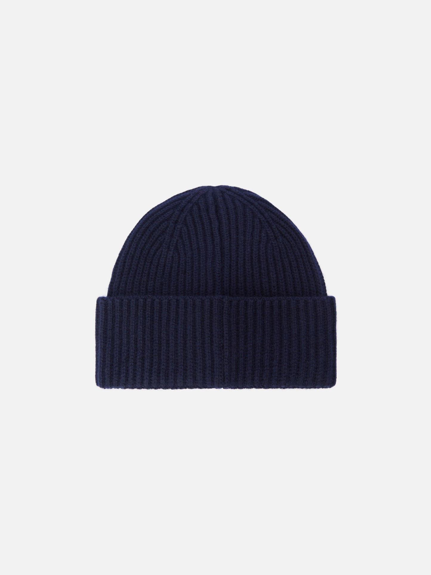 Moss Beanie in midnight blue 100% WOOL with St. Barth embroidery