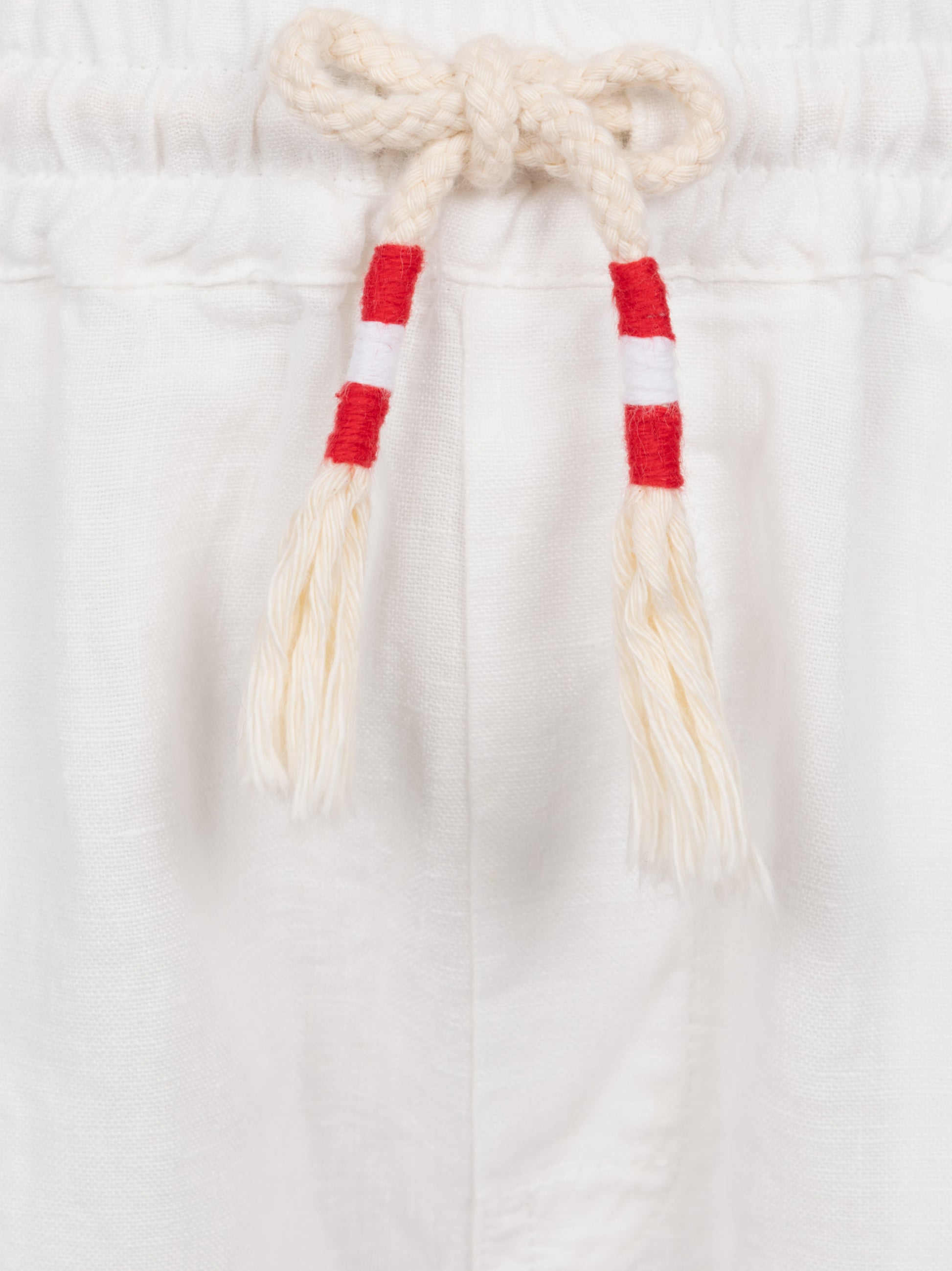 Marseille Jr white linen bemuda - MC2 Saint Barth