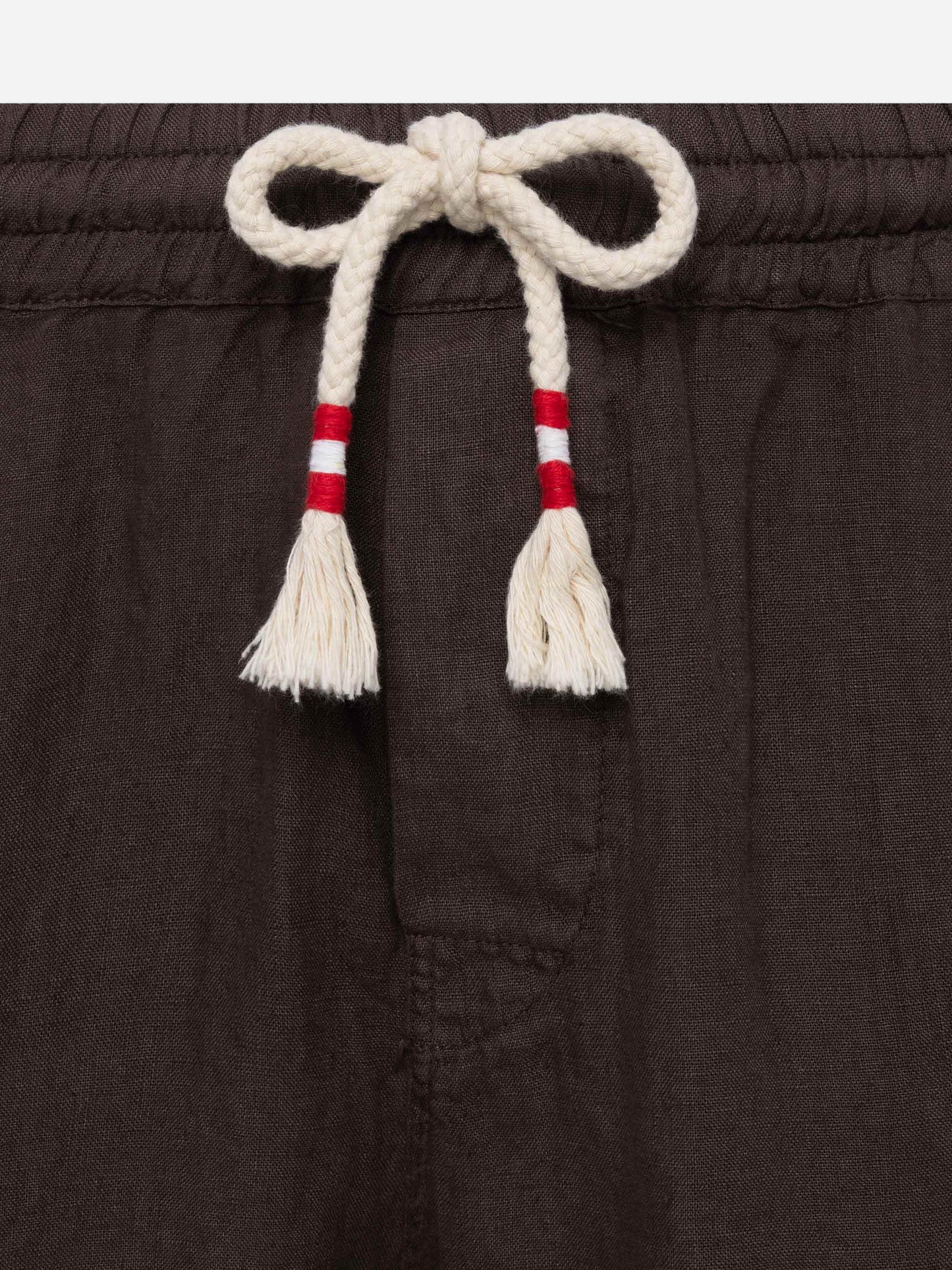 Brown linen bermuda Marseille - MC2 Saint Barth