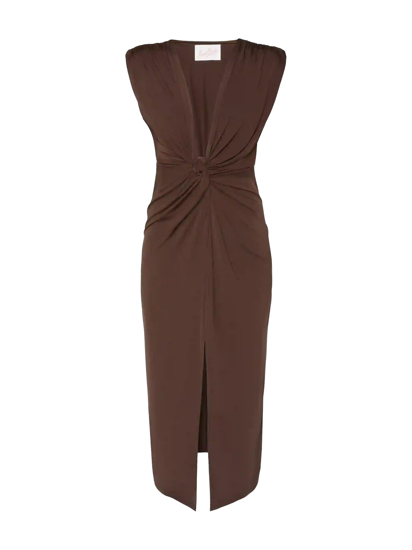 Marina brown sleeveless maxi dress - MC2 Saint Barth