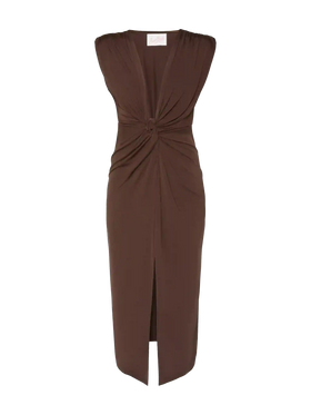 Marina brown sleeveless maxi dress - MC2 Saint Barth