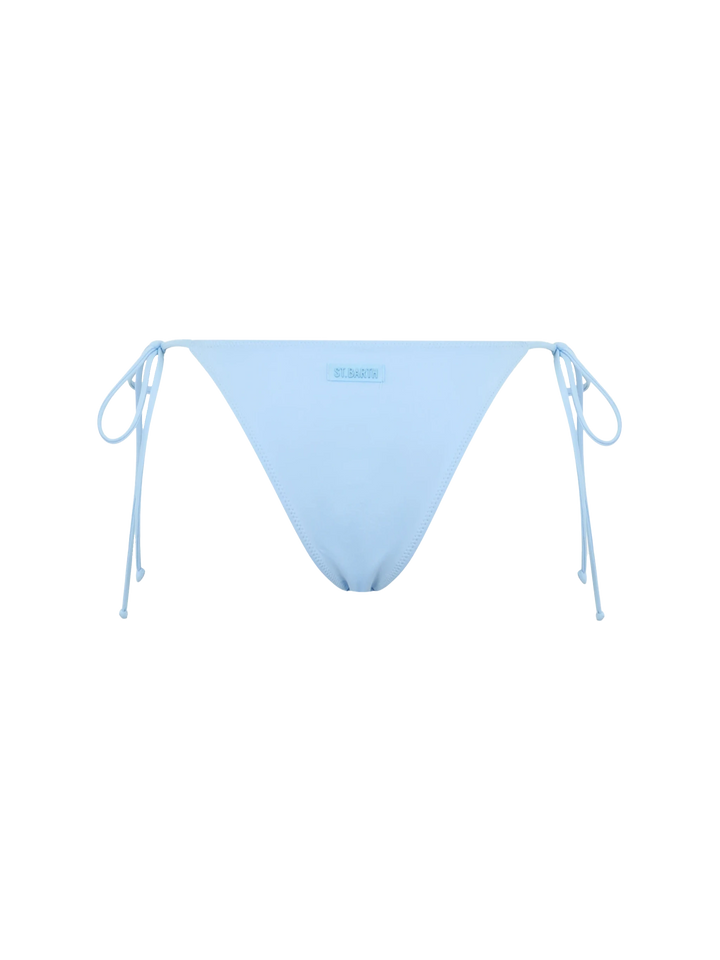 Woman light blue cheeky swim briefs Naomi - MC2 Saint Barth