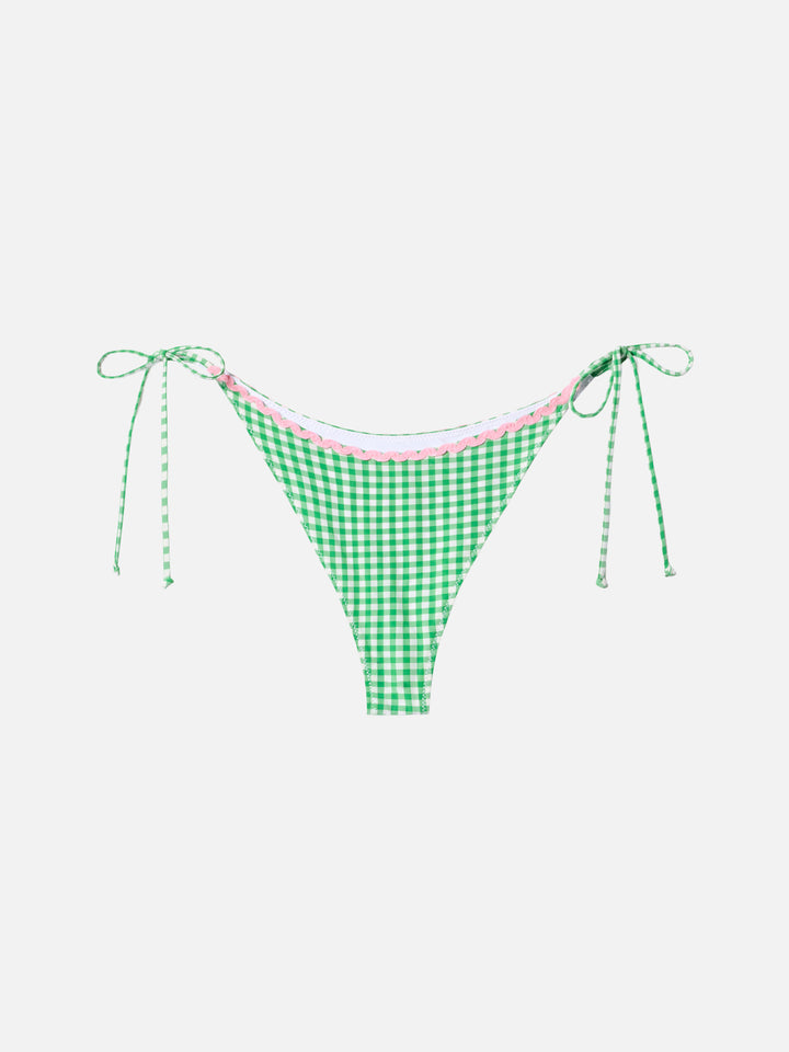 Swim briefs Marielle with gingham print