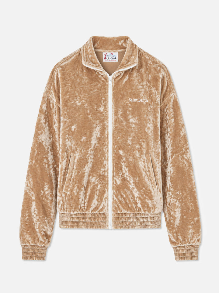 Felpa Miriam in ciniglia beige