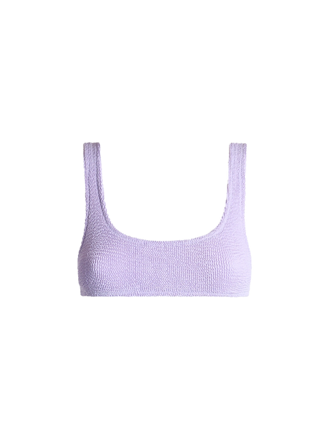 Woman lilac classic crinkle bralette Naima - MC2 Saint Barth