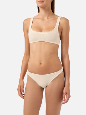 Bikini froissé beige Naima Naomi 