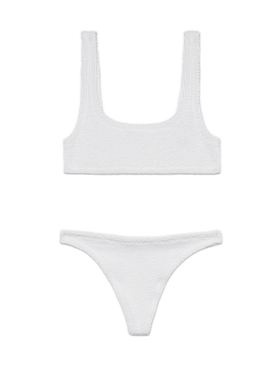 Bralette crinkle bikini Naima Naomi in white - MC2 Saint Barth