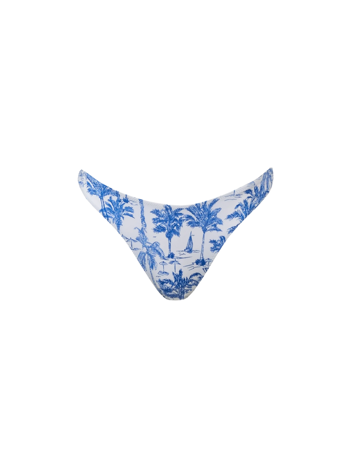Woman Toile de Jouy scoop bralette bikini May Yali - MC2 Saint Barth