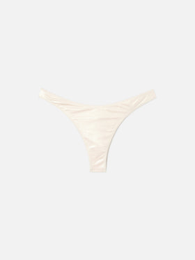 Slip mare Naomi effetto laminato oro