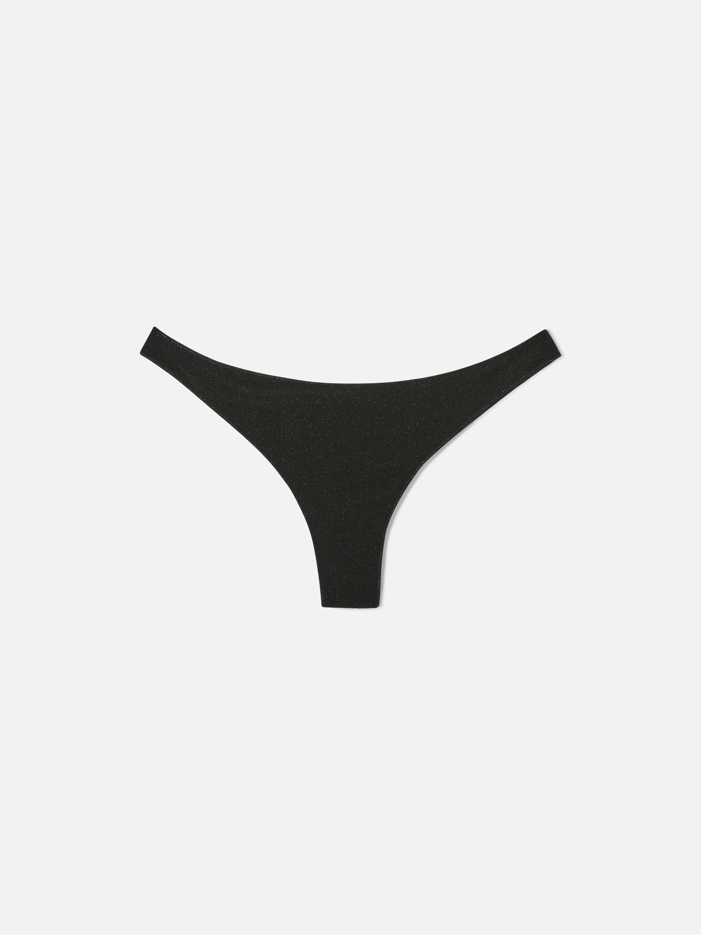 Bas de maillot cheeky Naomi noir en lurex 