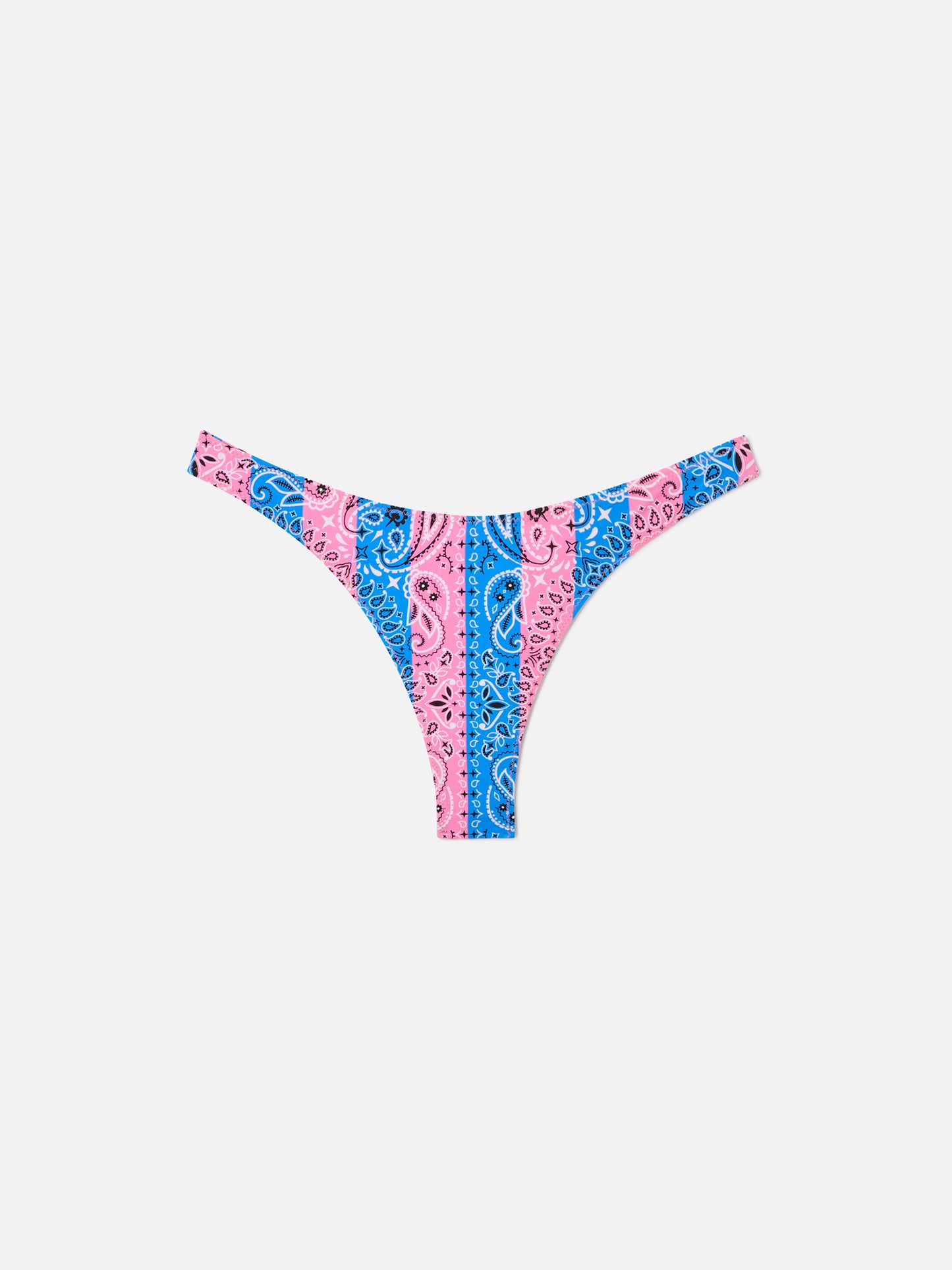 Slip da bagno da donna sgambato con stampa bandana